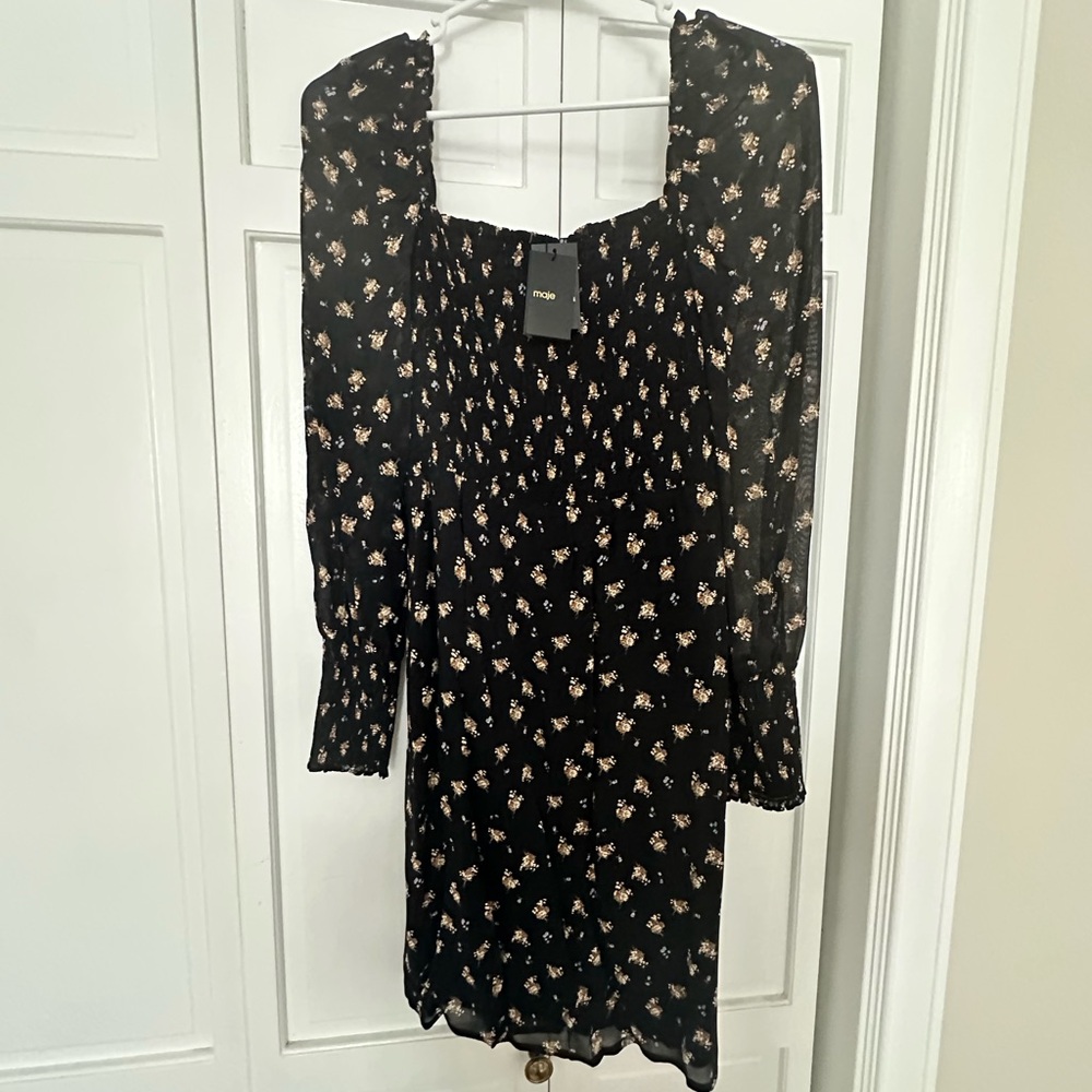 Rithik Smocked Floral Print Dress - Picture 3 of 5